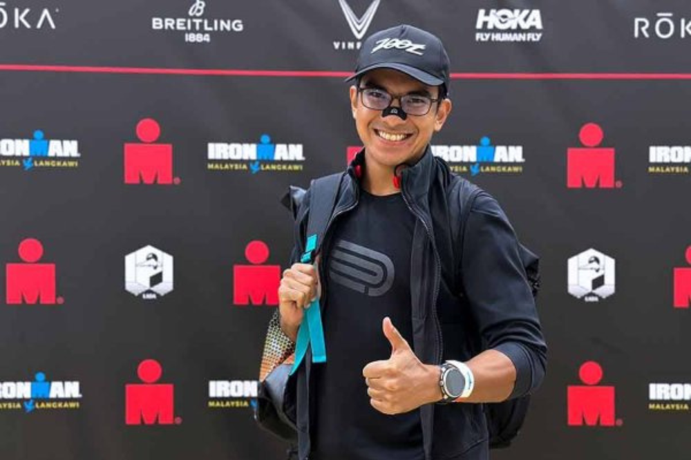 Syed Saddiq at Ironman Malaysia 2024. - BERNAMA FILE PIX