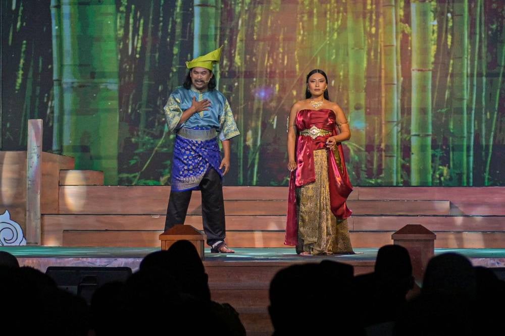 Among the performances featured in the staging of Sulalatus Salatin 2.0 Musical Theatre at Balai Budaya Tun Syed Nasir, Dewan Bahasa dan Pustaka (DBP) on Nov 1. Photo by Bernama