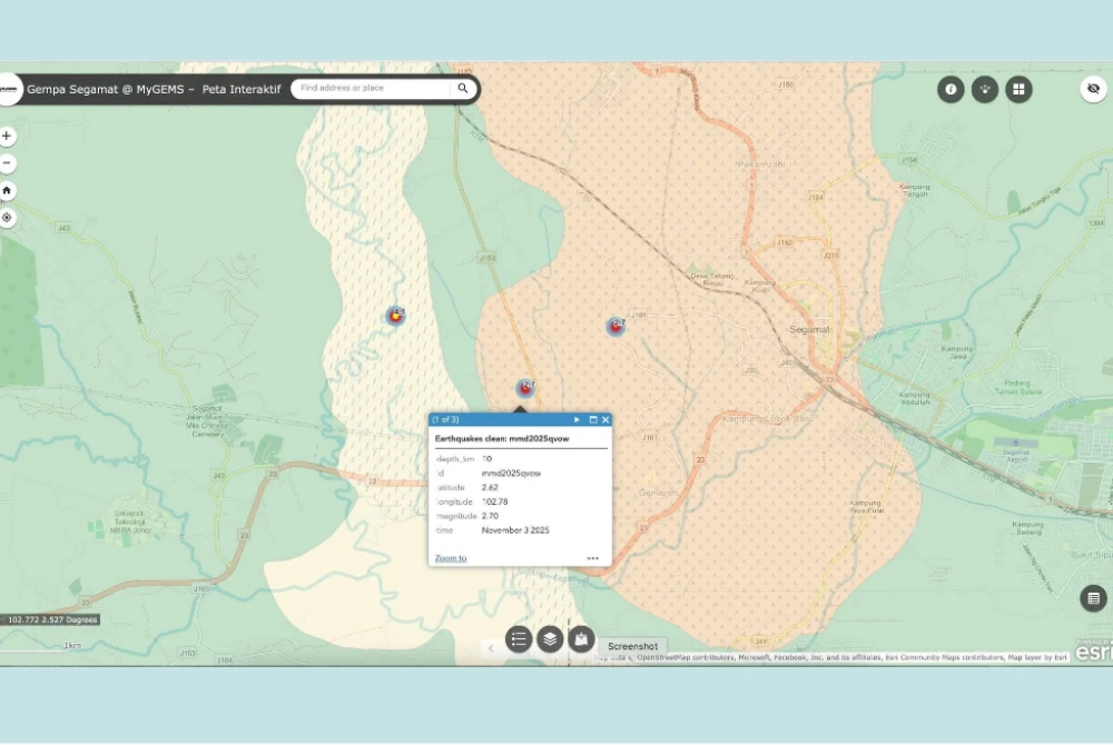 JMG also noted that yesterday’s tremor was not the first in the area, as a 4.1-magnitude earthquake had previously been recorded nearby, highlighting a recurring pattern of micro-seismic activity along the fault line.