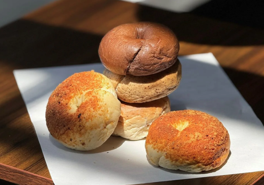 The cafe serves cheese-based desserts such as burnt cheesecake and bagels - crowd favourites that pair perfectly with the mellow, chilled brew. Photo: Instagram/peramcafe