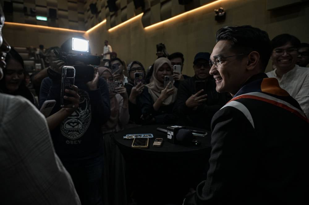 Indonesian pop singer Afgan poses for a photo following the press conference of the Afgan Retrospektif Showcase in Kuala Lumpur recently. - Bernama photo