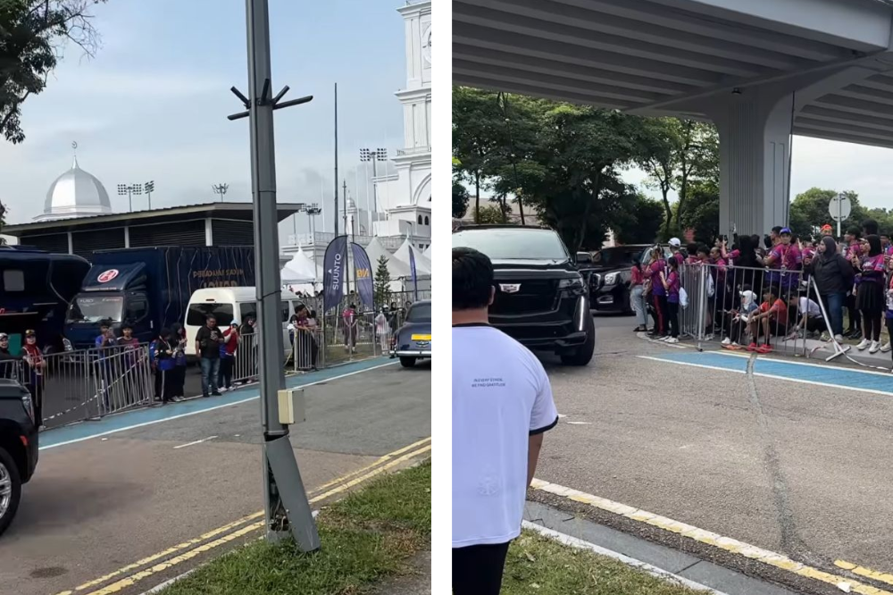 The caption said, a 42km runner who went all out to reach the finish line ended up being held back. - Photo: Threads / @farhnnasir_