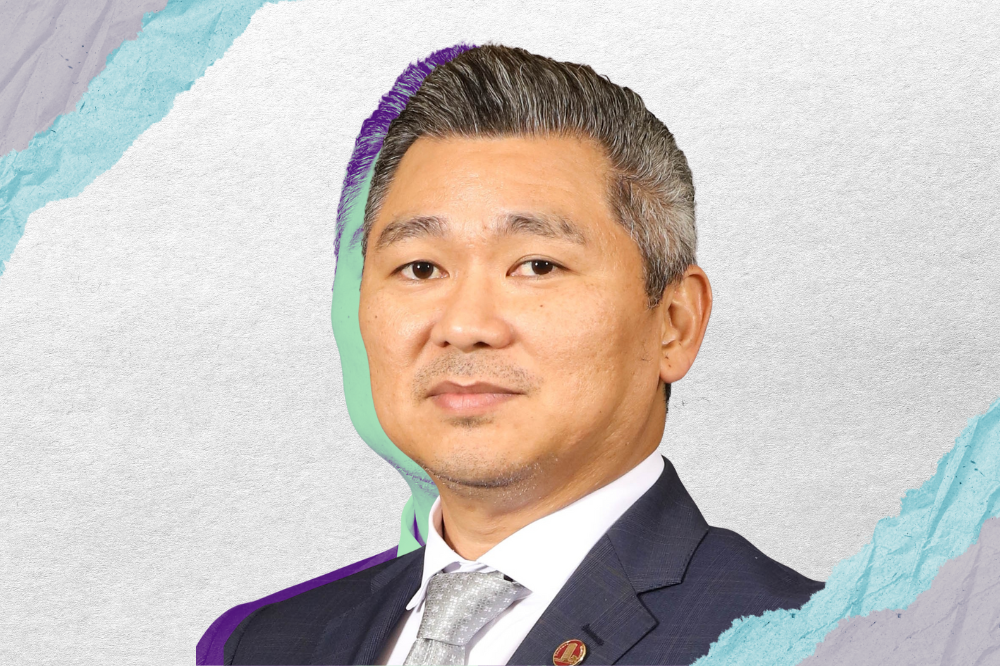 Nelson said Upko was openly criticised even though the decision had been made through an election carried out by administrators from the PH headquarters. Photo: Parlimen Malaysia official website. Edited via Canva.