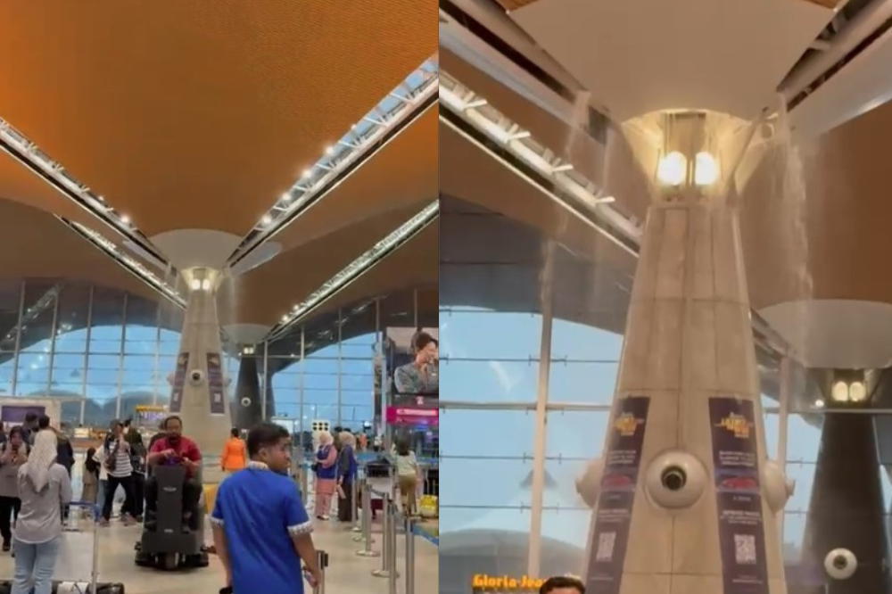 Screenshots from a video circulating online, shared by social media users 