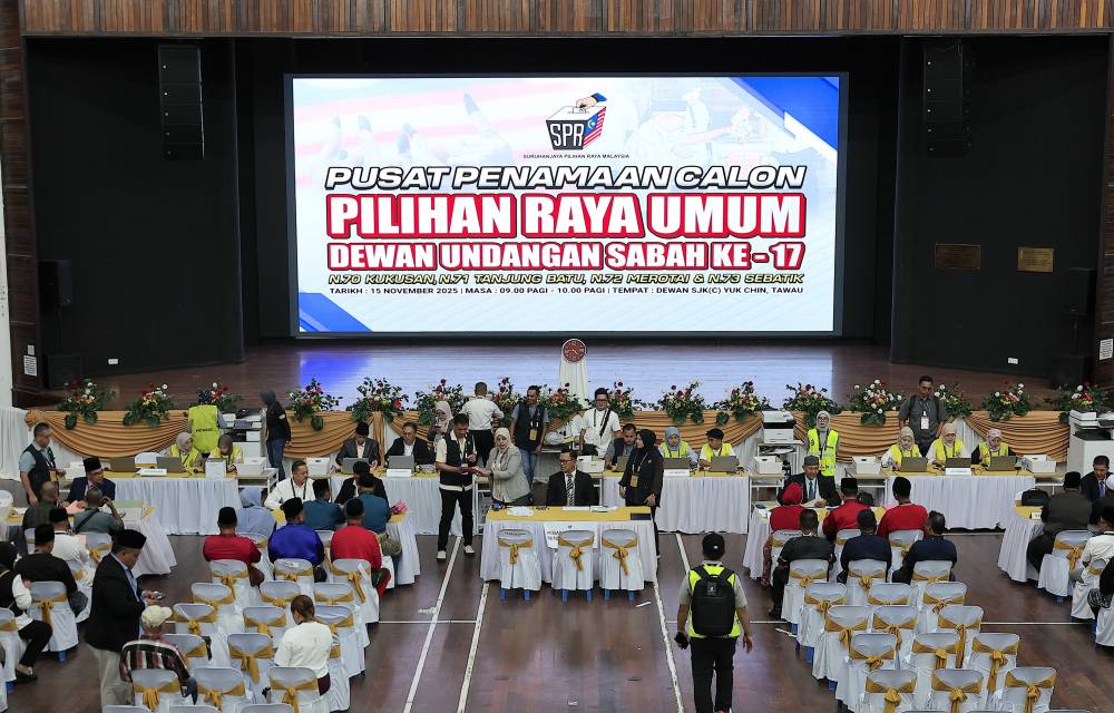 The EC has set polling for Nov 29, while early voting will be held on Nov 25. Photo by Bernama