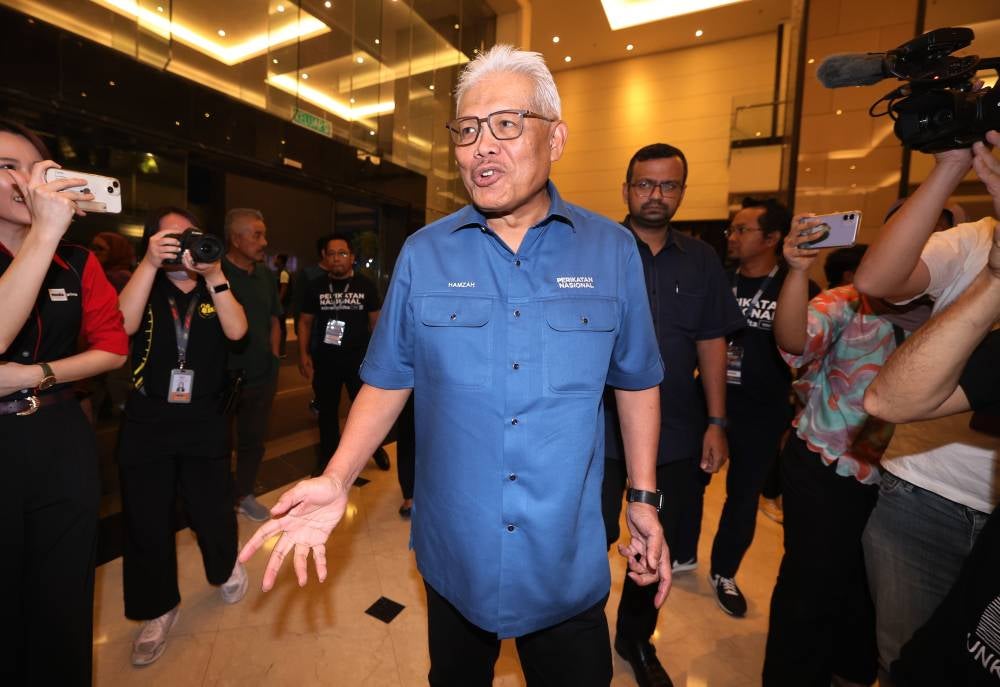 Bersatu deputy president Datuk Seri Hamzah Zainudin