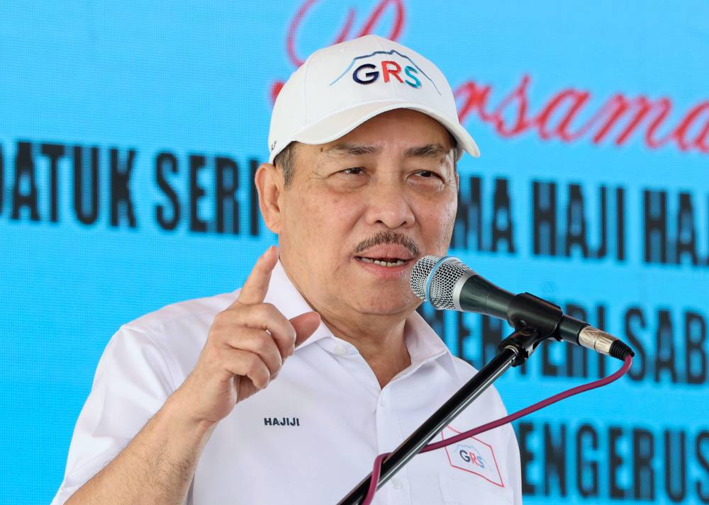 Sabah Chief Minister Datuk Seri Hajiji Noor. Photo by Bernama