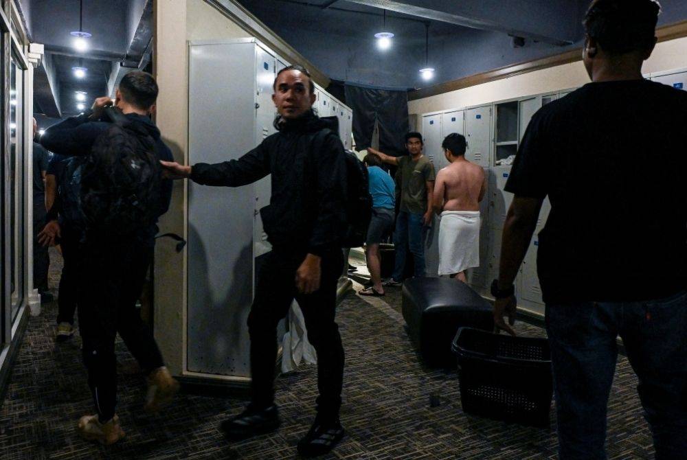 A total of 202 men, including 17 civil servants, were detained after they were suspected of being involved in homosexual activities at a spa in Chow Kit recently. Photo: Bernama