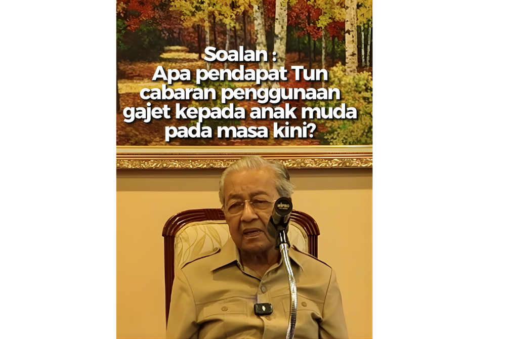 The 100-year-old leader went on to explain that gadgets today provide information instantly, noting how smartphones and artificial intelligence (AI) can respond to questions in real time, such as telling users when Malaysia gained independence. -Photo: Instagram / @chedetofficial