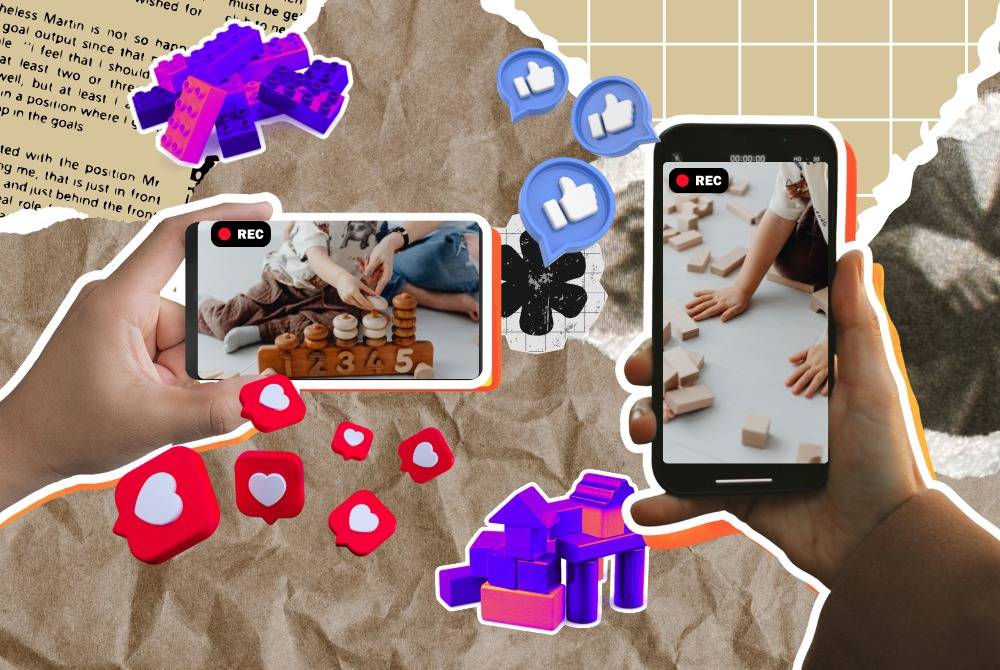 Recent reports suggest that many children already have more than 1,300 images and data points of themselves online, creating a permanent, non-consensual digital footprint long before they understand what privacy means. - Photo illustrated by Sinar Daily