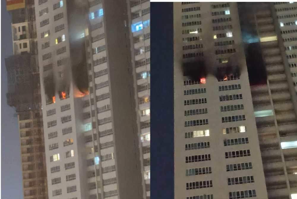 A man was found dead in a fire that broke out in a residential unit on the 26th floor of a condominium in Mont Kiara here on Wednesday.