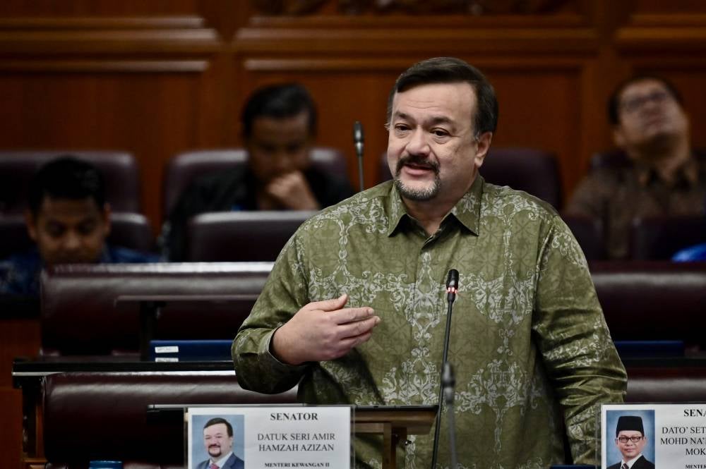 Finance Minister II Datuk Seri Amir Hamzah Azizan - BERNAMA FILE PIX