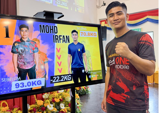 Irfan said that, in addition to adopting a balanced diet, he significantly reduced his sugar intake in beverages and maintained a regular exercise routine as part of his weight-loss efforts. - Bernama photo