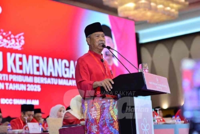 Muhyiddin still leads Bersatu as president. Photo by Asril Aswandi Shukor