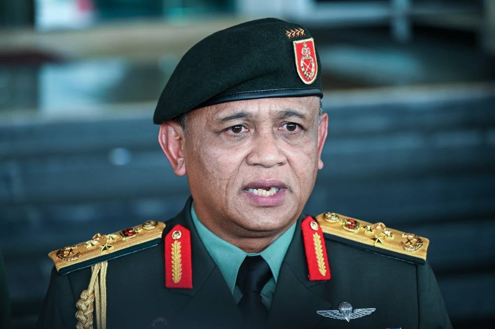 Army Chief General Datuk Azhan Md Othman. Bernama FILE PIX