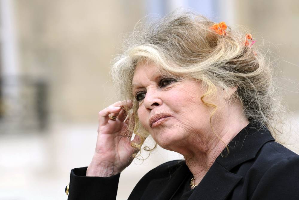 French actress and animal rights activist Brigitte Bardot leaves the Elysee Palace in Paris after a meeting with French president Nicolas Sarkozy, on Sept 27, 2007. - (Photo by Eric Feferberg / AFP)