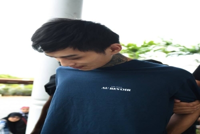 Restaurant operator Khor Wei Yeak, 32, pleaded not guilty in the Bukit Mertajam Magistrate’s Court today to causing injury to a doctor, last week. - Bernama photo