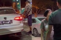 A one-minute-and-30-second video had gone viral on social media showing the owner of a silver Volkswagen Jetta with Singapore registration plates filling up with RON95 at a petrol station in Kulai.