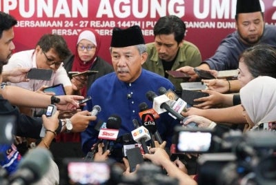 Foreign Minister Datuk Seri Mohamad Hasan met reporters on the sidelines at the World Trade Centre Kuala Lumpur on Saturday.