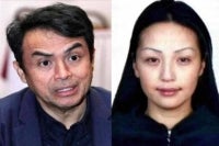 Political analyst Abdul Razak Baginda and murdered Mongolian model Altantuya Shaariibuu.