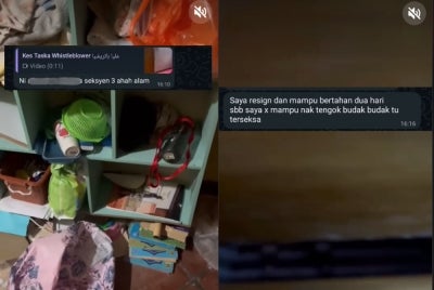 Screenshots from a video uploaded on Caprice's Instagram account.