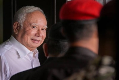 Former prime minister Datuk Seri Najib Razak. Bernama FILE PIX