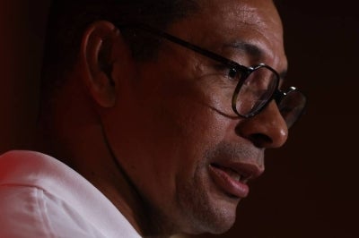 Brazilian World Cup legend Gilberto Silva responds to questions from the media after accompanying the FIFA World Cup Trophy to Malaysia as part of the 75-country Global Tour in conjunction with the 2026 World Cup today. - Bernama photo