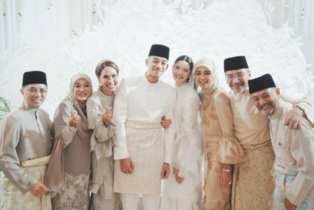 Umno vice-president Datuk Seri Hishammuddin Hussein and Bersatu secretary-general Datuk Seri Mohamed Azmin Ali are now connected through marriage. — Photo credit: Instagram / @hishammuddinhussein