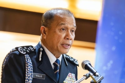 Inspector-General of Police Datuk Seri Mohd Khalid Ismail. Photo by Bernama