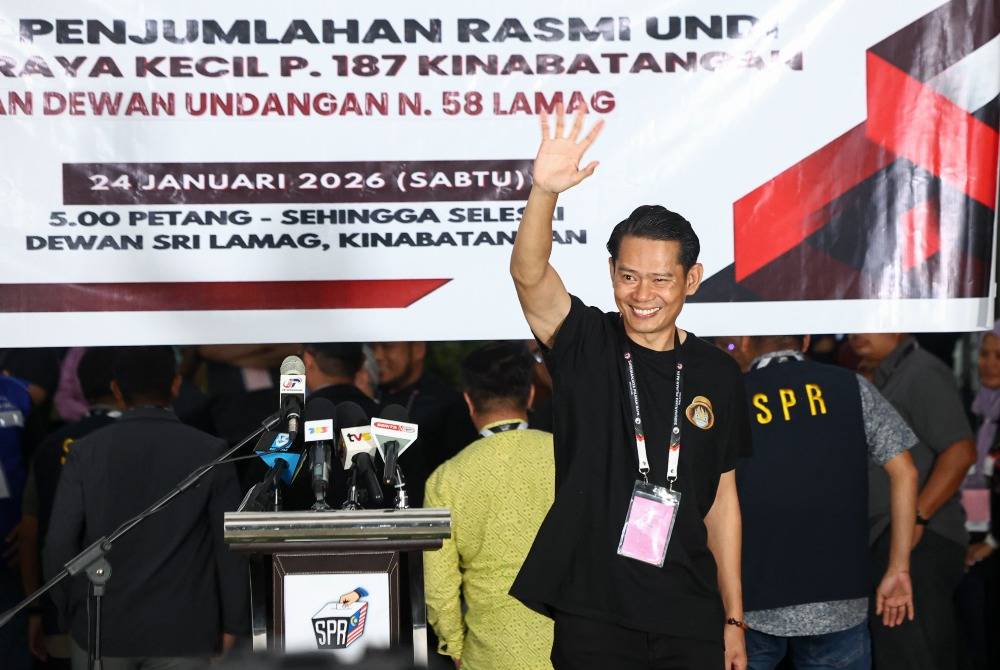 Ismail, who is better known as Miha, garnered 7,269 votes against Mazliwati’s 1,588 votes. Photo by Bernama