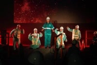 Mimi Fly at the “Najis Jadi Teman” theatre event, an educational charity performance held at IWK Eco Park that combines music, storytelling and inclusive casting to illustrate how sewerage systems function. — Photo by Mohd Halim Abdul Wahid