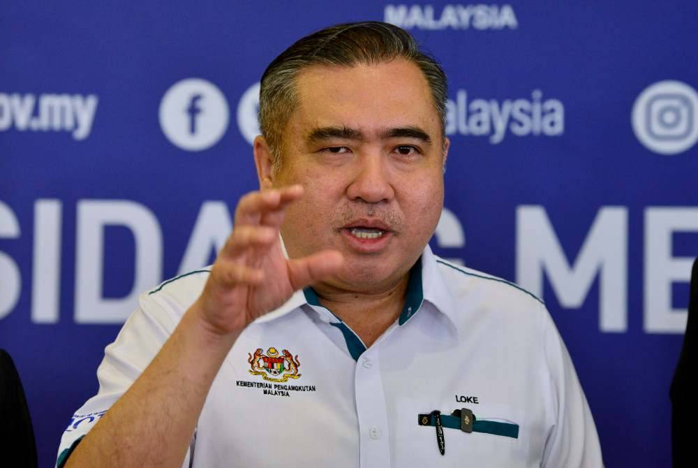 Transport Minister Anthony Loke. Photo by Bernama