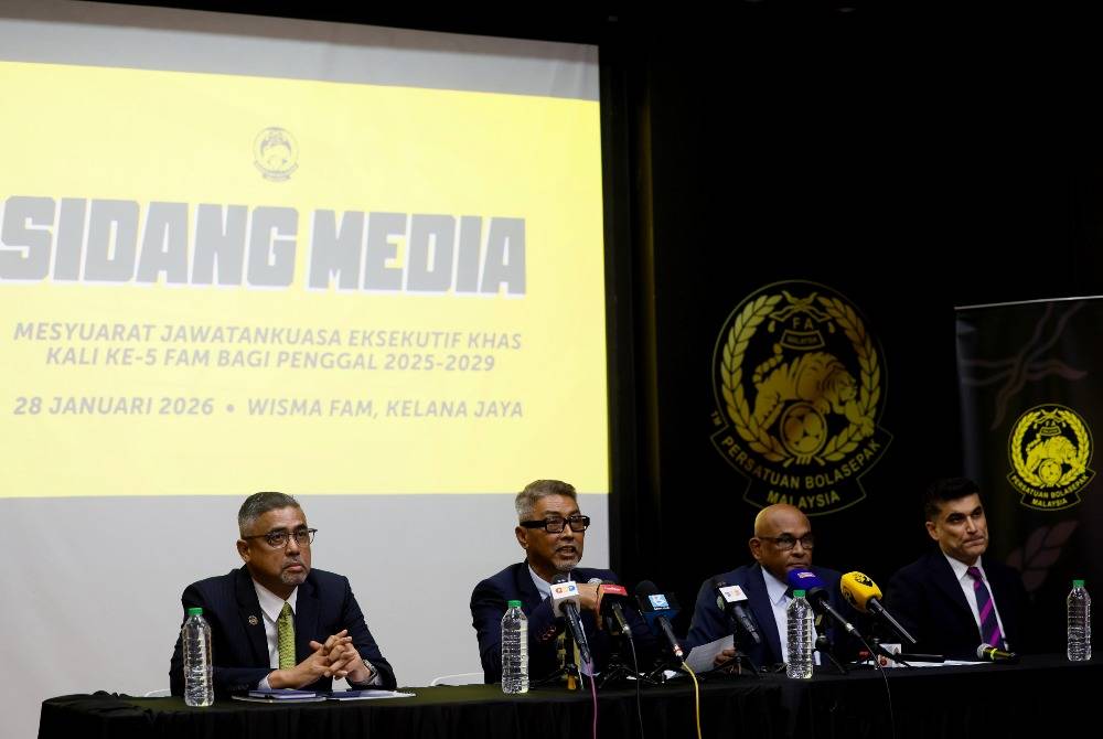 FAM announced that all members of the Executive Committee (Exco) of the parent body for the 2025–2029 term have collectively and voluntarily resigned with immediate effect. Bernama FILE PIX