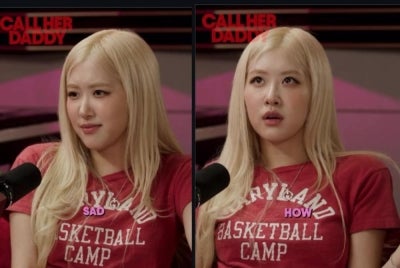 On the latest episode, released Wednesday (Jan 28), Rosé visibly tensed when Cooper asked if she was dating anyone. - Screenshots via Instagram @callherdaddy.