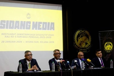 FAM announced that all members of the Executive Committee (Exco) of the parent body for the 2025–2029 term have collectively and voluntarily resigned with immediate effect. Bernama FILE PIX