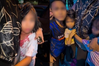 Neighbours who noticed the commotion rushed to the scene and managed to stop the attack.