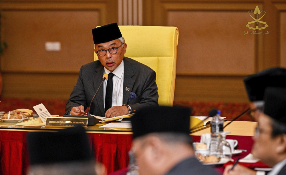 The Sultan of Pahang, Al-Sultan Abdullah Ri’ayatuddin Al-Mustafa Billah Shah, has stressed that the power to grant royal pardons under Article 42 of the Federal Constitution must not be regarded as a political gift or an act of personal sympathy. - Photo: KESULTANAN PAHANG / FACEBOOK