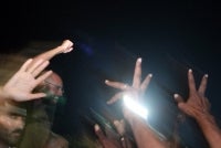 Saif al-Islam Kadhafi, son of Libyan leader Moamer Kadhafi. - (Photo by IMED LAMLOUM / AFP)