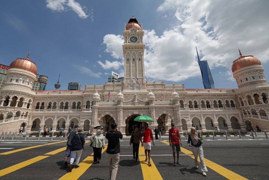 The reopening of the Sultan Abdul Samad Building not only restored one of the nation’s most iconic heritage landmarks, but also rekindled cherished memories for a former employee who once worked within its historic walls more than four decades ago. - Photo by Bernama
