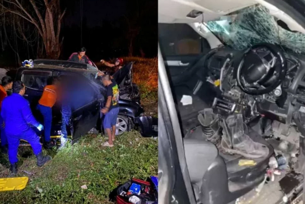 The victim sustained multiple serious injuries, including swelling to the heart and kidneys, fractures to seven ribs, intestinal damage, a fractured arm and fractures to both legs. - Photo courtesy of PDRM