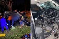 The victim sustained multiple serious injuries, including swelling to the heart and kidneys, fractures to seven ribs, intestinal damage, a fractured arm and fractures to both legs. - Photo courtesy of PDRM