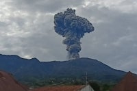 The eruption lasted around 25 seconds, with a maximum amplitude of 25.9 millimetres. (Photo by Metrison / AFP file photo)
