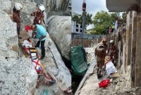 The driver was confirmed dead at the site. Pic courtesy of Fire Department