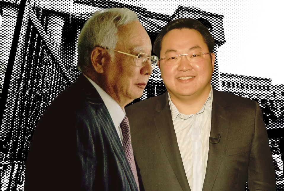 The High Court today was told that fugitive businessman Jho Low, took steps to prevent cheques issued from Datuk Seri Najib Tun Razak’s private AmBank accounts from bouncing. Photo edited on Canva.