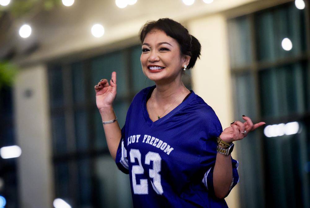 Atilia Haron latest challenge comes in the form of acting in the musical theatre production ‘Najis Jadi Teman’, which she described as the most mentally and physically demanding experience of her career. Photo by Bernama