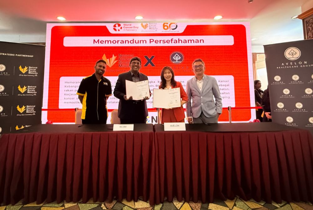 The MoU was signed by NCSM managing director, Prof. Dr Murallitharan Munisam and Avelon Healthcare Group chief executive officer (CEO) Jess Chong.