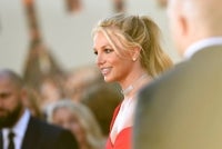US singer Britney Spears arrives for the premiere of Sony Pictures' "Once Upon a Time... in Hollywood" at the TCL Chinese Theatre in Hollywood, California on July 22, 2019. - (Photo by VALERIE MACON / AFP)