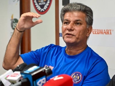  Sarjit said the team has shown steady improvement, particularly in terms of fitness. Photo by Bernama