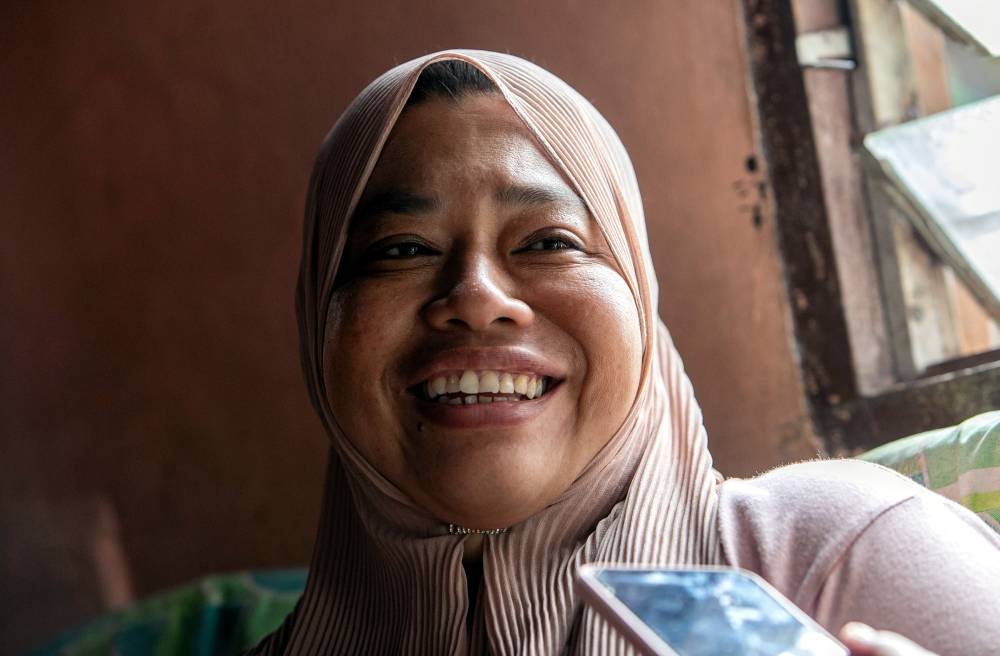 Norida Akmal Ayob, 45, when met at Kampung Bukit Sapi on Feb 16. - Photo by Bernama