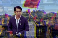 Adam Adli speaking in Parliament. 